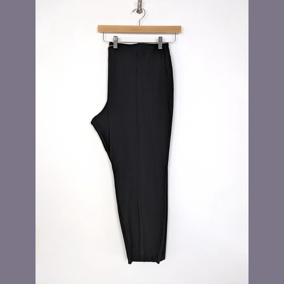 Eileen Fisher Women's Stretch Crepe Slim Ankle Pants In Graphite - Picture 2 of 7